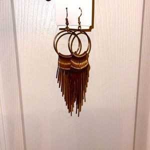 Goldtone fashion earrings